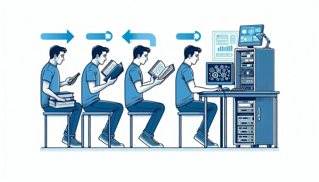 Evolución del aprendizaje a la computación avanzada.